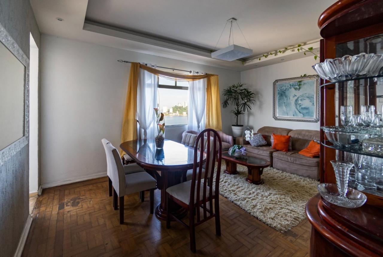 Apartamento Pe Na Areia São Vicente Exterior foto