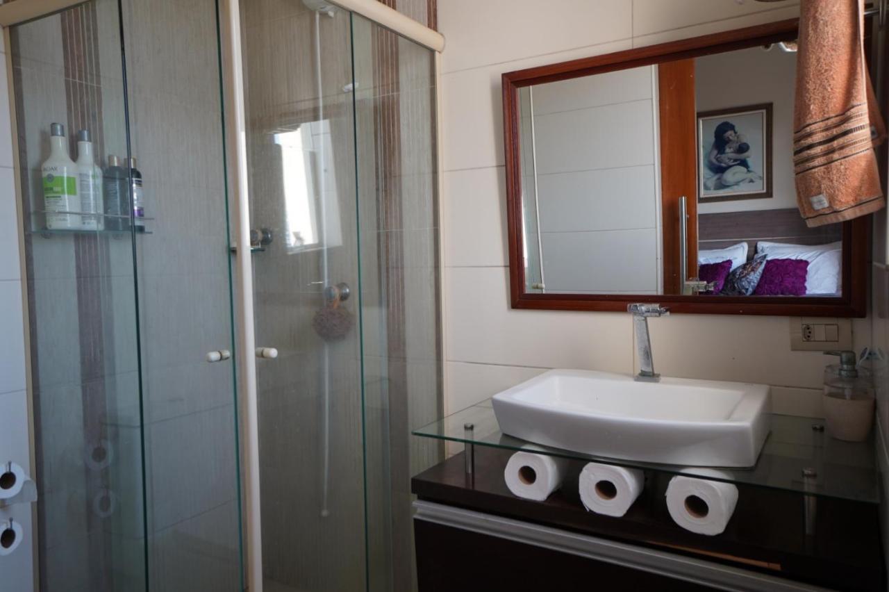 Apartamento Pe Na Areia São Vicente Exterior foto